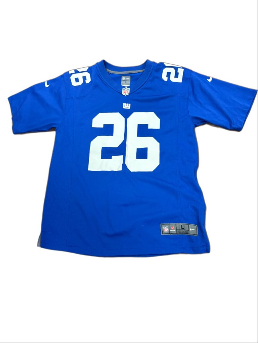 Nike NFL Saquon Barkley New York Giants Game Jersey - Youth Large (14/16)